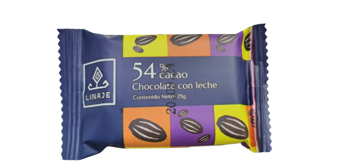 Barras de Chocolate con leche Linaje Pack 20 x 25g