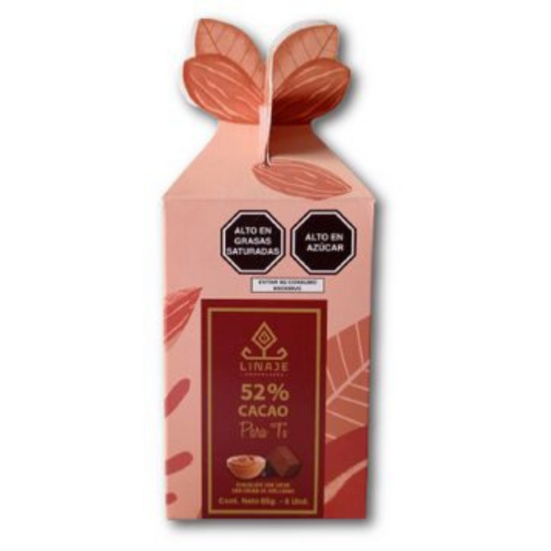 Bombones Chocolate con leche 54% Linaje Mini Box Cacao 65g - 8 und
