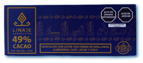Bombones Chocolate Linaje Estuche Rentangular 55g - 7 und
