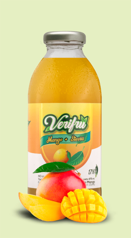 Bebida de Mango con Stevia Verifru Pack 6 x 475ml