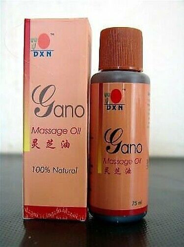 Aceite de masaje DXN Gano 75ml (30% extracto de ganoderma 70% aceite de palma)