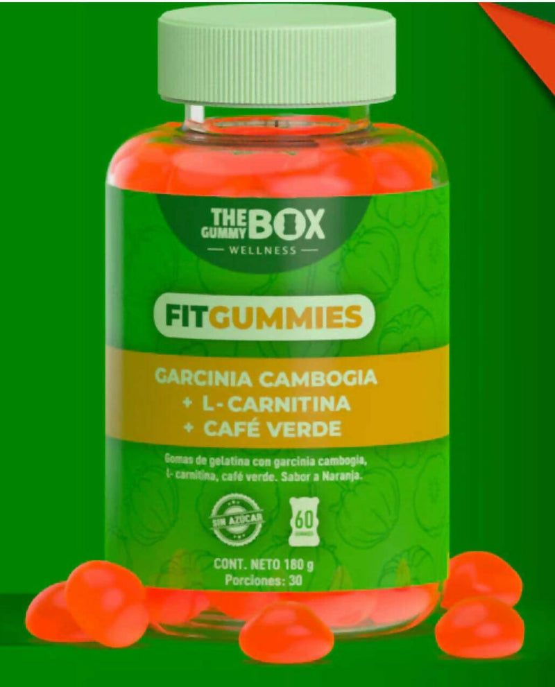 Gomitas Fit Gummies (Quema Grasa) The Gummy Box 60 Unidades