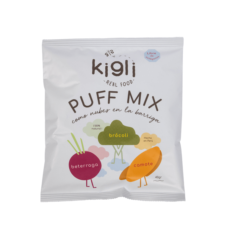 Puff Mix cereal para bebé Kigli 40g