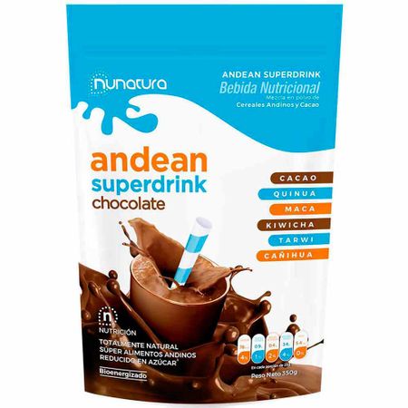 Bebida Nutricional en Polvo Andean Chocolate Nunatura 350g