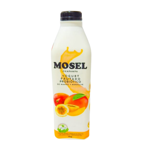 Yogurt Probiótico Mango y Maracuya Mosel 1Lt