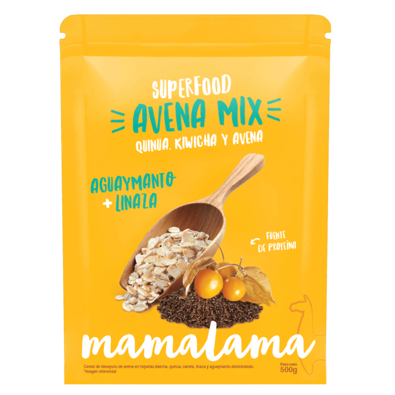 Avena Mix Aguaymanto-linaza   Mamalama 500 gr