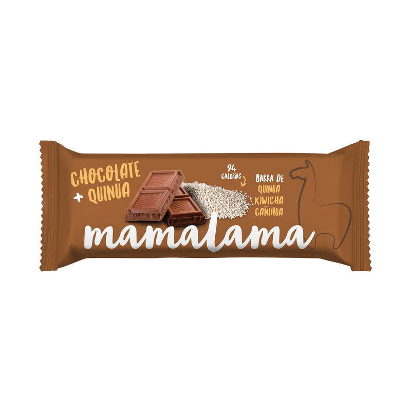 Barra Energética Chocolate Quinua  Mamalama 100gr