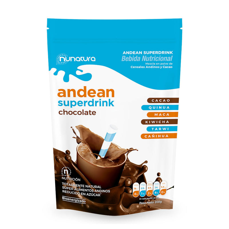 Bebida Nutricional en Polvo Andean Chocolate Nunatura 200g