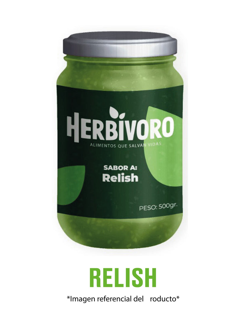 Salsa Relish Herbivoro 500g