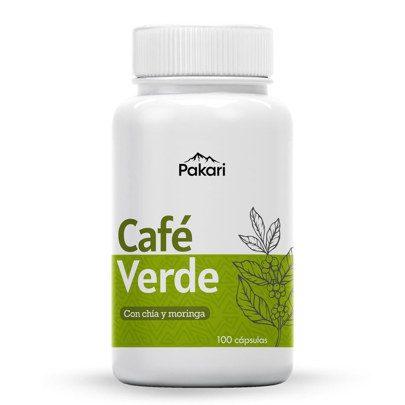 Café Verde en cápsulas Pakari Nutrition 100und