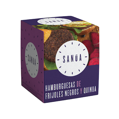 Hamburguesas de Frijoles y Quinua Sanúa 5 und