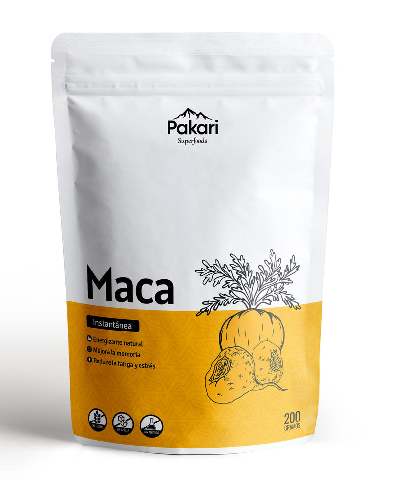 Maca Gelatinizada en polvo Pakari Nutrition 200g