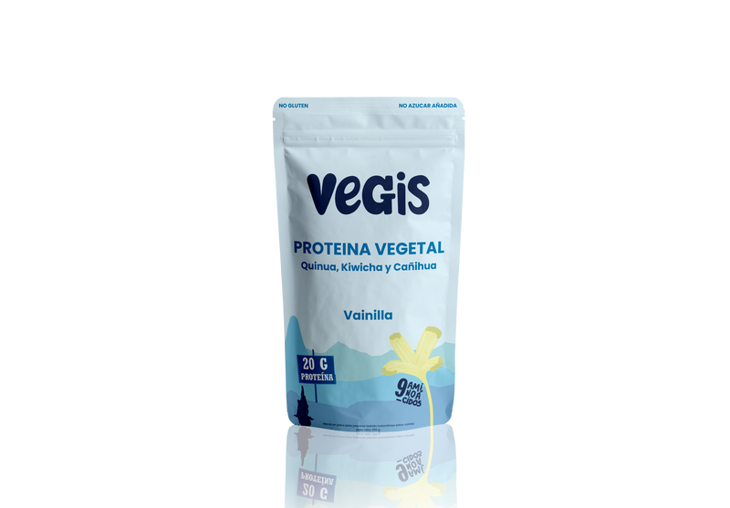 Bebida Instantanea en polvo Proteina Vegetal Vainilla Vegis 200g