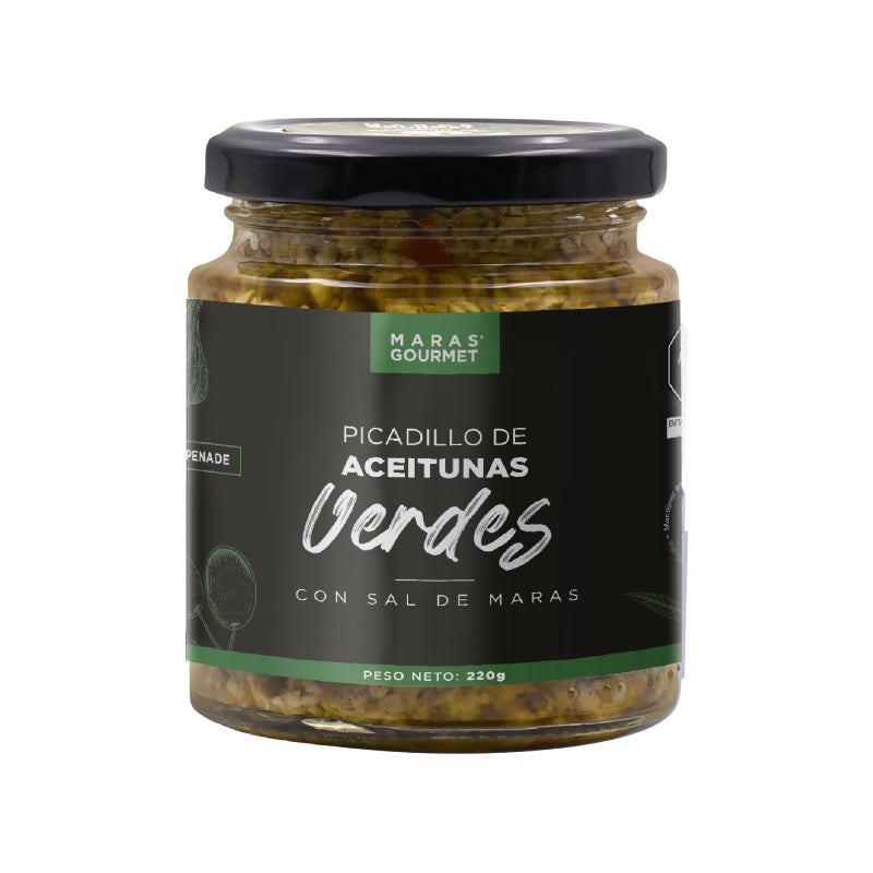 Picadillo Aceituna Verde con sal de maras Maras Gourmet 220g