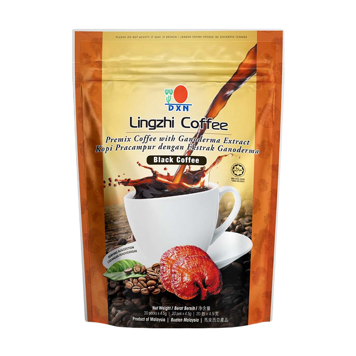 Cafe Negro 2 en 1 Lingzhi Coffe DXN  Ganoderma lucidum 90g