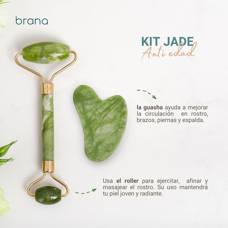 Kit Jade Roller & Guasha Brana