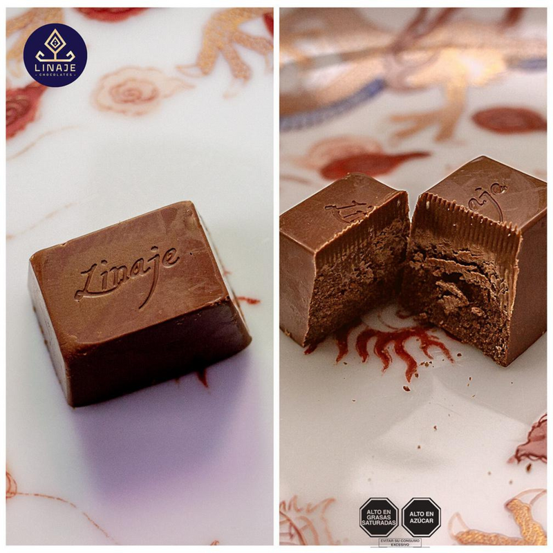 Bombones Surtido Chocolate con leche 54% Cacao Linaje Bolsa 360g - 45 und