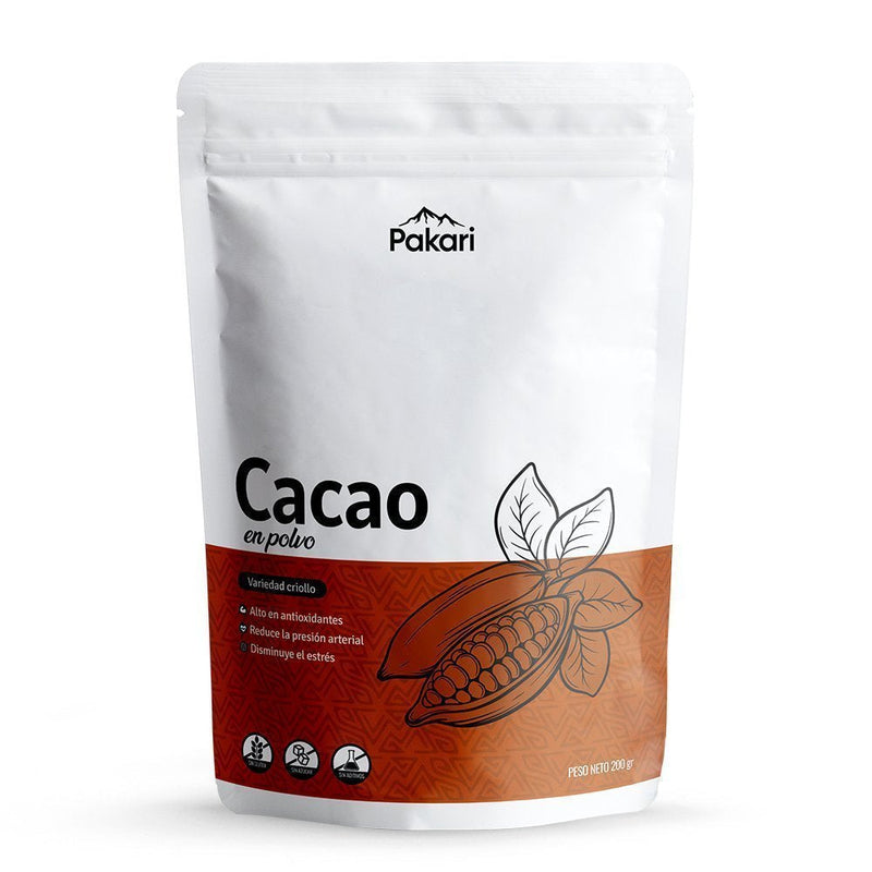 Cacao en polvo Pakari Nutrition 200g