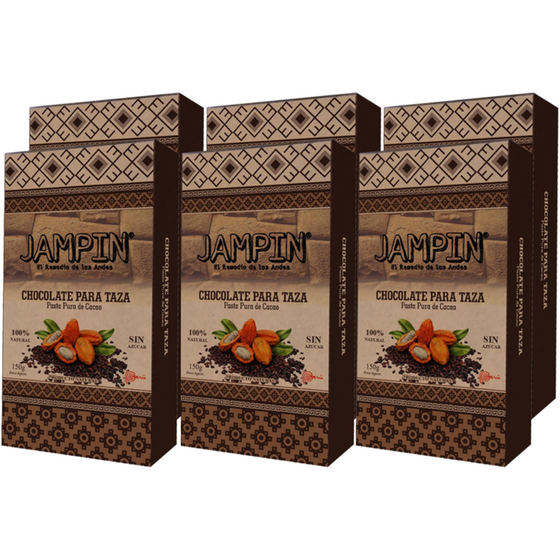 Chocolate para taza pasta pura de cacao  Jampin 150g