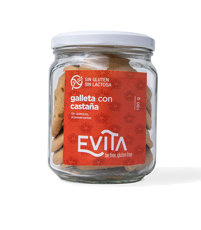 Galleta con castañas sin gluten Evita 180g