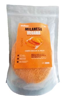 Milanesa vegana sabor pollo congelada Herbivoro Bolsa 400g