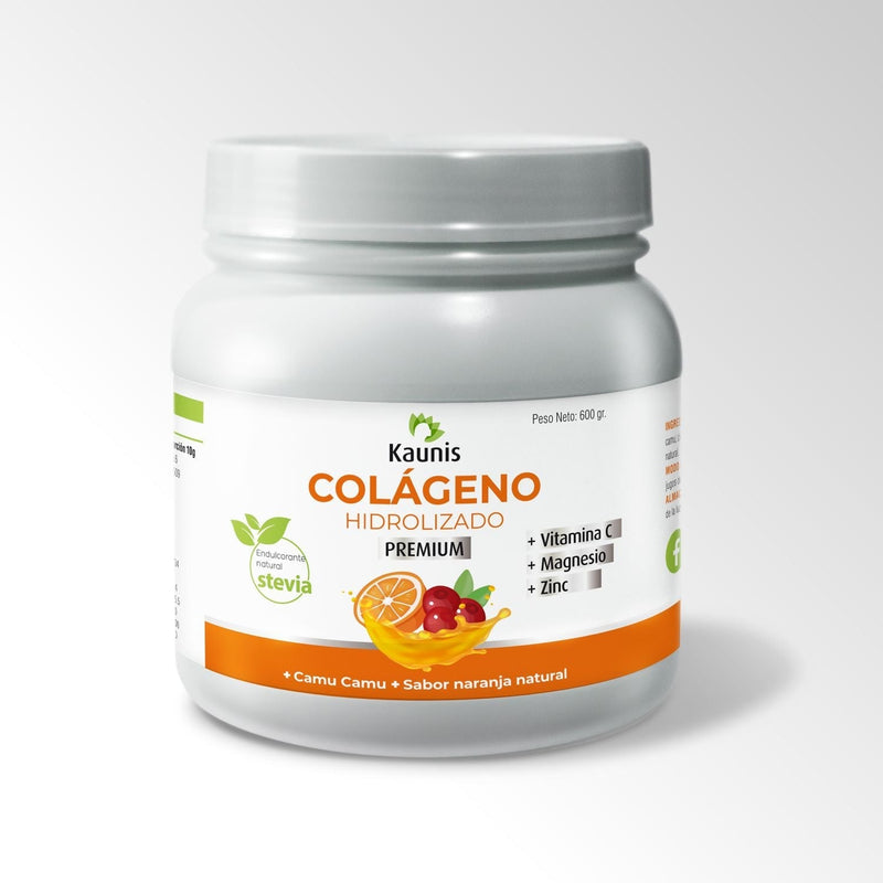 Colágeno Hidrolizado Camu Camu (Vitamina C, Magnesio y Zinc) Kaunis 600g