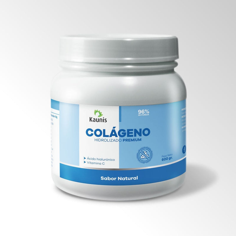 Colágeno Hidrolizado Natural (Ácido Hilaurónico y Vitamina C) Kaunis 600g