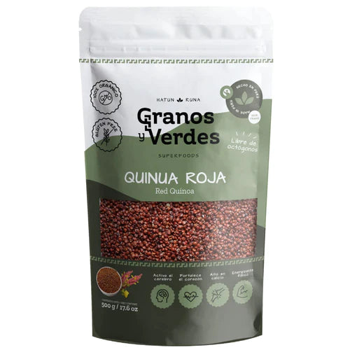 Quinua Roja a granel Granos y Verdes 1Kg
