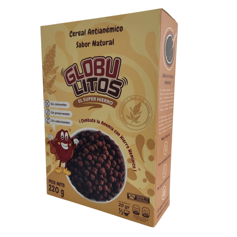 Cereal de Quinua fortificado con Hierro Globulitos 220g