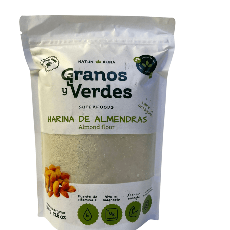 Harina de Almendra Granos y Verdes 1kg